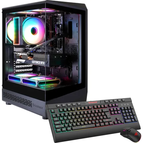 Hyrican GAMEMAX Gaming-PC VISTA COC AB 7816 – Power für Gamer mit Ryzen 5 und RTX 5060 Ti - Leistungsstarker Gaming-PC mit AMD Ryzen 5 9600X, 16 GB RAM und 1 TB SSD. Ideal für flüssiges Gaming und multitasking-fähige Anwendungen. Inklusive RGB-Beleuchtung und Gaming-Zubehör.