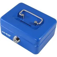 HMF 102122-05 Kinder Spardose Geldkassette Schlitz 12 x 9 x 6 cm Blau