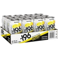 Suntory -196 Double Lemon Dose 10% Vol. 12x0,33l von Suntory