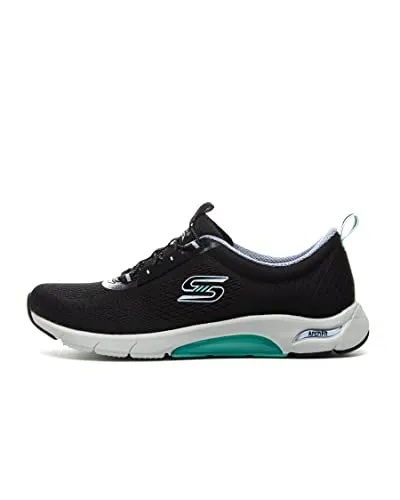 Skechers Skech-AIR Arch FIT M Damen Halbschuhe - Stylische Low-Top Sneaker für Damen mit Schnellschnürung, ideal für Freizeit und Sport. Das atmungsaktive Obermaterial und die bequeme Passform sorgen für angenehmen Tragekomfort.