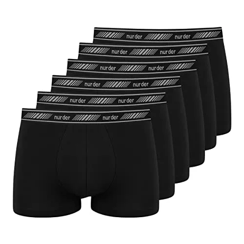 Nur Der 6er Pack Boxer Cotton 3D-Flex in schwarz von Nur Der