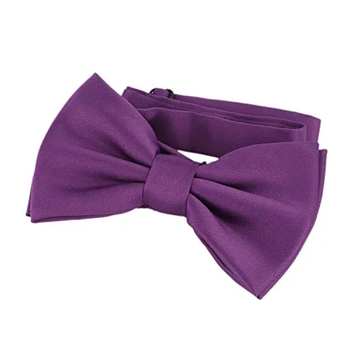 DonDon Fliege Schleife Lila bereits gebunden verstellbar