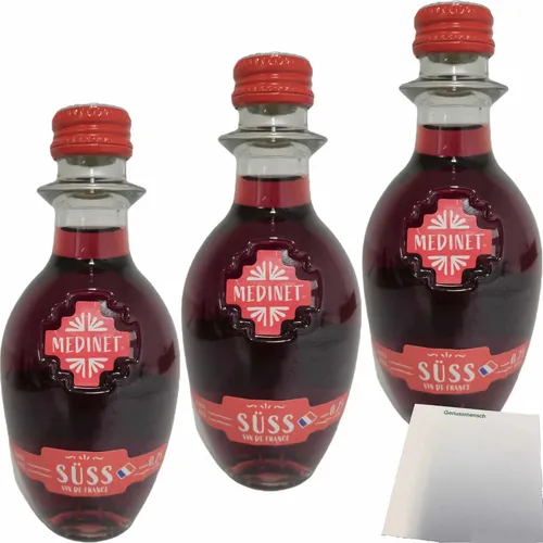 Medinet Rouge Süß 3er Pack 3x0,25 Liter Flasche usy Block