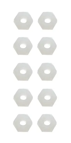 Sechskantmutter Mutter M8 Polyamid Kunststoff 10 Stück (0147)