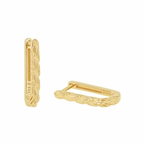 Amor Creolen 925 Sterling Silber Damen Ohrschmuck - Elegante 1,6 cm Creolen aus hochwertigem 925 Sterling Silber, ideal als Geschenk in einer Schmuck Geschenk Box - perfekt für besondere Anlässe!