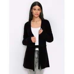 heine Strickjacke Langarm Jersey schwarz Größe 40