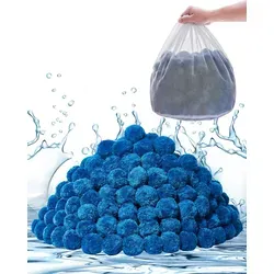 VEVOR Filter Balls für Sandfilterpumpe 1,83kg - Poolzubehör für effektive Poolreinigung. Die langlebigen Filterbälle aus 100% Polyesterfaser sind waschbar und bieten eine umweltfreundliche Alternative zu Sand.