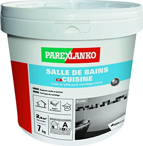 Parexlanko Fliesenkleber für Badezimmer und Küche, 7 kg