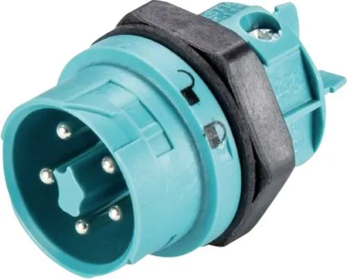Wieland Electric 46.052.5053.6 Rundstecker Stecker, Einbau Gesamtpolzahl: 4 + PE Serie (Rundsteckverbinder): RST MINI 1St.