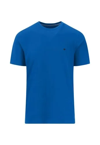T-Shirt aus 100% Baumwolle Casual-Fit Strong Blue/XXL