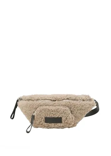 Marc O'Polo Aila Gürteltasche Damen - braun 5000009129-1724 - Stylische Bauchtasche aus Kunstfell in dusty earth, ideal für den täglichen Gebrauch und bietet viel Platz für Ihre Essentials.