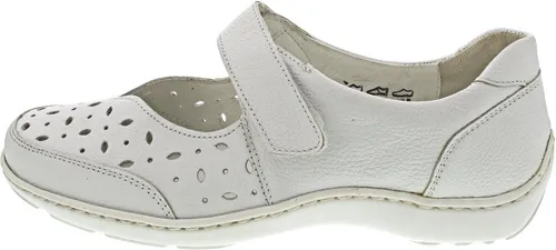 Waldläufer Ballerina beige|weiß – Elegante Damen-Schuhe von Waldläufer