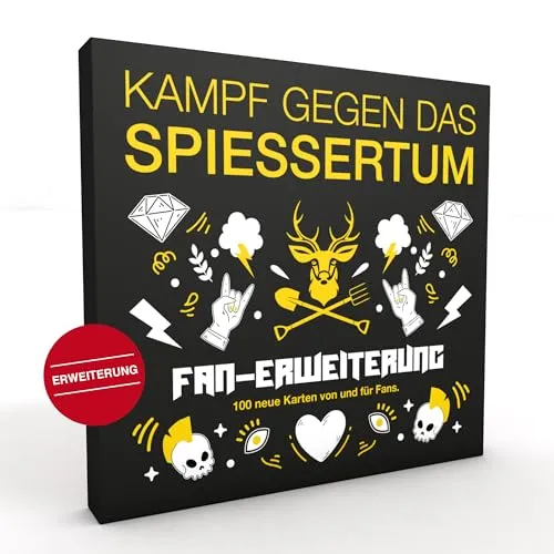 Kampf gegen das Spiessertum - Fan-Erweiterung mit 100 neuen Spielkarten. Die 4. Erweiterung des Kult-Kartenspiels I Von Fans für Fans