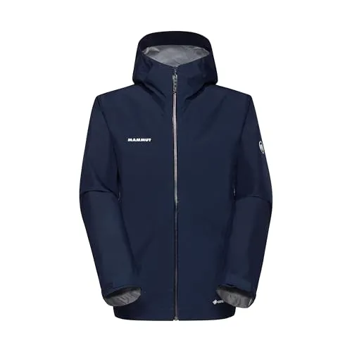 Mammut Crater Light HS Hooded Jacket Men - Hochfunktionelle Hardshelljacke - Regenjacke mit dreilagigem GORE-TEX Laminat, 28.000 mm Wassersäule und hoher Atmungsaktivität für optimalen Schutz und Komfort bei schlechtem Wetter.