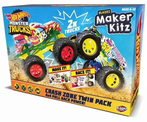 Hot Wheels Monster Trucks. Zestaw kreatywny Bladez toyz 5060158856060