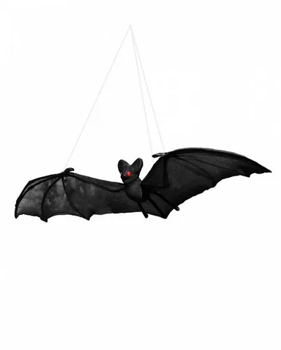 Horror-Shop Dekoobjekt Vampir Fledermaus mit Nylon-Flügeln als klassische