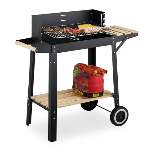 Grill Holzkohlegrill Grillwagen
