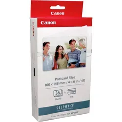 Original Canon 7737A001 KP-36IP Tinte - Inking Kit mit InkJet-Papier für 36 Seiten, ideale Lösung für brillante Druckergebnisse mit Canon CP 100/1000