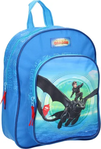 Dragons 3 Kinderrucksack - Hiccup und Ohnezahn - Blau 31cm
