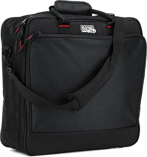 Gator Cases G-MIXERBAG-1515 - Gepolsterte Transporttasche für Mischpulte - DJ & VJ Mischpulte Taschen & Koffer mit robuster Nylon-Außenseite und 10-mm-Doppelschicht-Polsterung für optimalen Schutz, inklusive abnehmbarem Riemen und praktischen externen Staufächern.