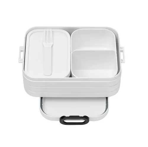 Mepal Lunchbox 0,9 L Brotdose Brotbox Snackbox Vesperdose Kinder Schule weiß