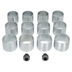 KS TOOLS Ausdrückersatz 700.1805 für Kugelgelenk - Spurstangen & -köpfe, 14-teiliges Set für präzises Arbeiten an Kugelgelenken, ideal für professionelle Werkstätten.