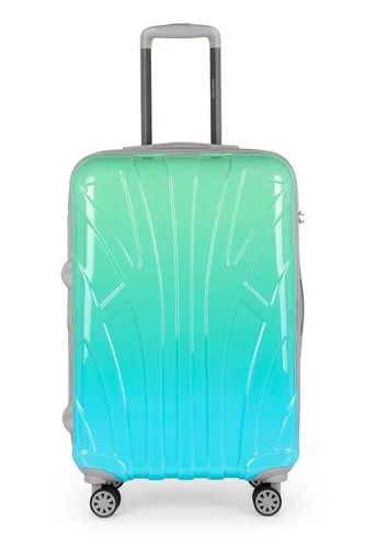 Suitline Koffer S1 - Mittelgroßer Hartschalen-Check-In Koffer mit 4 Rollen - Koffer, leicht und robust mit 68 L Volumen, ideal für Reisen. Ergonomische Teleskopgriffe und TSA-Zahlenschloss für Sicherheit und Komfort.