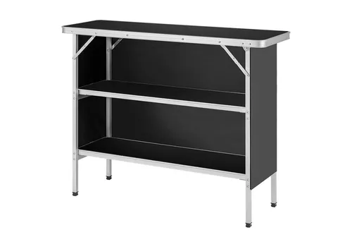 COSTWAY Campingtisch Klapptisch mit Stauraum – Faltbar und Stabil