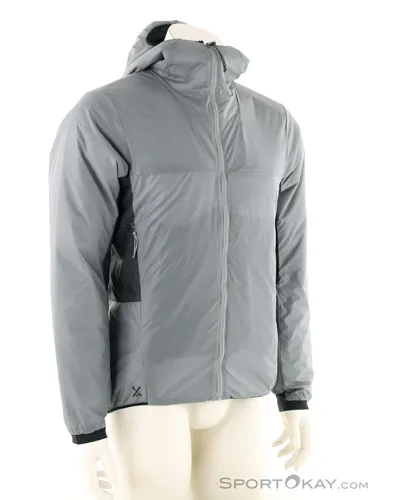 Berghaus MTN Arete LB Synthetic Hoody, L, Monument/Grey Pinstripe CY1 - Funktionsjacke mit wendbarem Design: eine Seite winddicht, die andere atmungsaktiv. Ideal für flexible Outdoor-Aktivitäten.