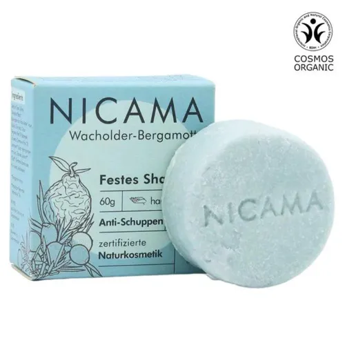 Produktbild NICAMA Festes Shampoo Wacholder-Bergamotte