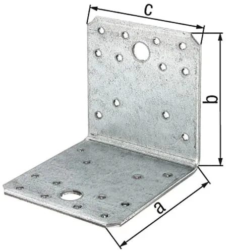 GAH Alberts Winkelverbinder 105 x 90 x 105 mm S.3 mm ETA-08/0165 - 334635