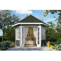 Skan Holz Holz-Pavillon Almelo 350 cm x 303 cm