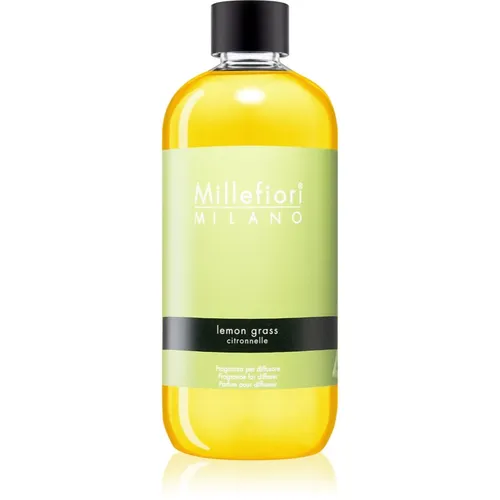 Millefiori Milano Natural Lemon Grass Refill Raumduft 500 ml - Raumduft mit erfrischender Lemon Grass Zitrusnote, ideal für ein angenehmes Ambiente. Genießen Sie langanhaltenden Duft und einfache Nachfüllbarkeit.