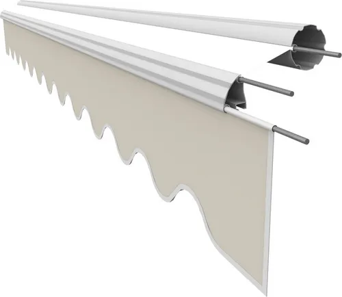 Leudus Markisen Volant für 3m Markisen Markisenbespannung Sonnenschutz Ersatzstoffe Sonnenmarkise fertig genäht (2,82x0.21m, SPD052)