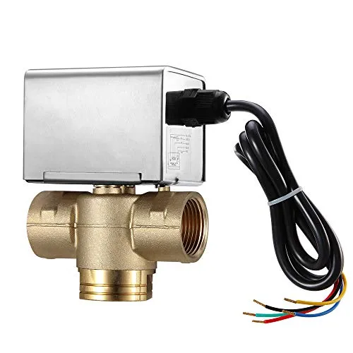 Valemo motorisiertes Zonenventil mit zusätzlichem Mikroschalter, 3 Wege, DN25, normalerweise geschlossen, 230 VAC