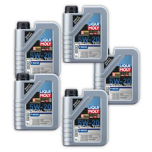 LIQUI MOLY 3840 Motoröl Special Tec F ECO 5W-20, 5x 1L