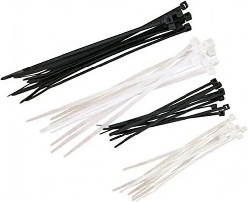 Testrut Kabelbinder Kabelbinder-Set, Nylon, 40-tlg., sort. (1-St)