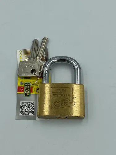 Vorhängeschloss Burg Wächter 217 Karat in Größe 50 217/50 m.2 Schlüssel