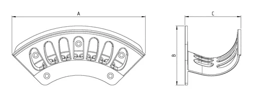 Geka Wandschlauchhalter LM Form B