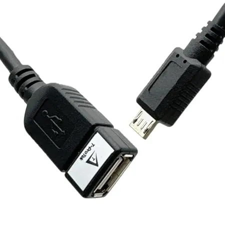 T-ProTek OTG Micro Kabel Adapter USB Host Datenübertragung Datenkabel kompatibel für Samsung GT-S5520, GT-E1280