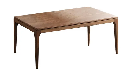 Brauner Esstisch Designer Familientisch aus Holz – Moderner Küchentisch - Moderner Esstisch aus hochwertigem Holz, ideal für Familienessen. Mit großzügigen Maßen von 200 x 90 cm bietet er genügend Platz für gesellige Runden. Robuste Bauweise für den täglichen Einsatz.