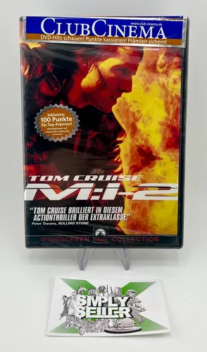 🎥 DVD - M:I-2 Mission Impossible 2- Tom Cruise Action - FSK 16 - NEUWARE 🎥