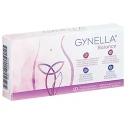 Gynella Balance Vaginalsuppositorien - Vaginalsuppositorien zur Unterstützung der vaginalen Gesundheit mit Hyaluronsäure und Laktobazillen für ein ausgewogenes Mikroklima und mehr Wohlbefinden.