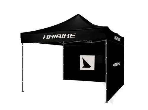Zelt HAIBIKE 3x3m mit 2 Seitenwänden und Transporttasche
