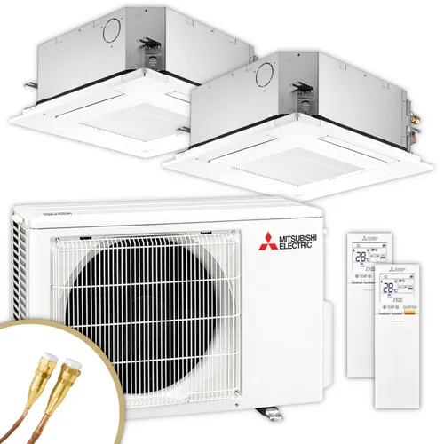 Mitsubishi Multisplit Klimaanlage Decke | SLZ-M | 2x2,5 kW | Quick-Connect
