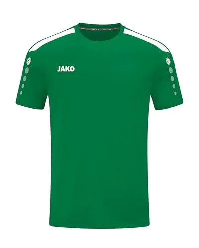 JAKO Kinder Trikot Power (Kurzarm), Sportgrün, 116