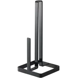 Yamazaki Küchenrollenhalter TOWER - Küchenrollenhalter aus elegantem Metall, platzsparendes Design und einfaches Abreißen von Küchenrollen.