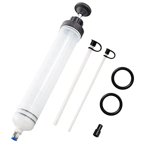LEMOTO Ölabsaugspritze 500mL Ölspritze |Ölabsaugpistole,Handpumpe,Flüssigkeitsabsauger und Füllpumpe,Geeignet für Bremsflüssigkeit,Getriebeöle,Kühlmittel,Motor,Ölabsauger Umfüllpumpe