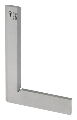 Helios Preisser Präzisions-Haarwinkel D875/00 C 100 x 70 mm rostfrei - Präzisionswinkel für exakte Messungen, ideal für Handwerk und Bau, rostfrei und langlebig