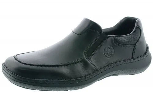 Rieker Herren Halbschuhe 03064 - Slipper & Mokassins für Herren, aus echtem Glattleder mit Extraweite H für optimalen Tragekomfort.